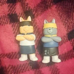 Martial Arts Cat Figurines